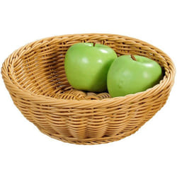 Corbeille - paniere Kesper - 19802 - Corbeille de Fruits/Pain Plastique Marron 24 cm