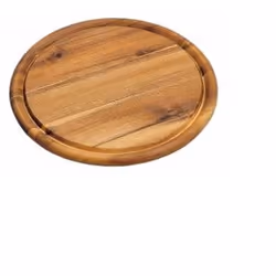 Kesper 28442, Plateau de présentation, Bois, Bois, Rond, 25 cm, 1,5 cm