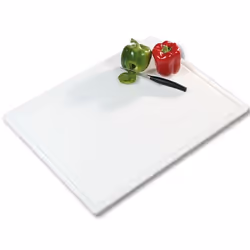 Kesper 30061, Rectangulaire, Plastique, Blanc, Monochromatique, 455 mm, 12 mm