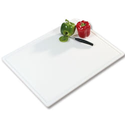 Kesper 30061 planche à découper pour cuisine Rectangulaire Plastique Blanc