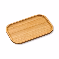 Kesper 58160, Plateau de service classique, Rectangle, Bambou, Bois, 305 mm, 200 mm
