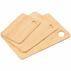 Schneidebrett Bambus FSC 3er Satz Hauteur 2.4 cm Mélange de matériaux Bambus FSC Largeur 24 cm Longueur 35 cm Poids 1.2 kg Co ...
