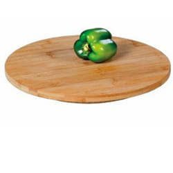 Kesper 58449 planche à découper pour cuisine Rond Bambou Bois