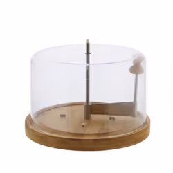 Fraiseur à fromage pour faire des belles chiffonades de fromage, idéal avec la Tête de Moine. Coutean en inox, plasteau en ba ...