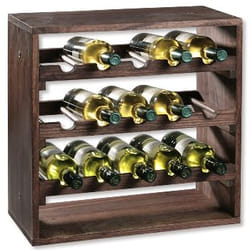 Kesper 69243 porte-bouteilles Casier à bouteilles mural 15 bouteille(s) Bois de pin Marron