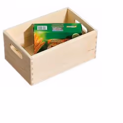 Kesper 69400, Boîte de rangement, Bois, Rectangulaire, Bois de pin, Monochromatique, 300 mm