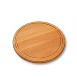 Kesper 85442 planche à découper pour cuisine Rond Bois