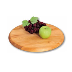 Kesper 85449 planche à découper pour cuisine Rond Bois
