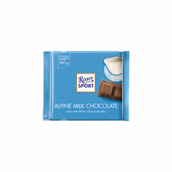 ritter sport colourful alpine milk chocolate 100g multicouleur