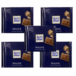ritter sport colourful praline chocolate 100g multicouleur