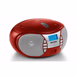 Karcher AG RR 5025-R ensemble audio pour la maison Système mini audio domestique 2,2 W Rouge, Argent