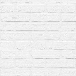 Rasch Wallton 150100 Papier peint intissé Teinte unie Uni 10.05x0.53 m Blanc