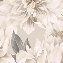 papier peint en papier 201352 papier peint fleurs floral 53 x 1005 cm Rasch Selection gris