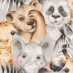 papier peint intissé 252521 papier peint chambre enfant 53 x 1005 cm Rasch Bambino XIX gris marron
