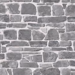 Fond décran - RASCH - Mur de Pierre - Imitation Pierre - 10m x 53cm - Lavable