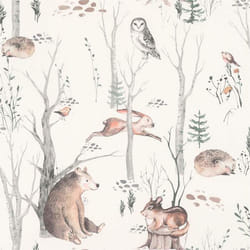 Papier peint - RASCH - Promenade en forêt Kids World - Neutre - Non tissé - 10m x 53cm
