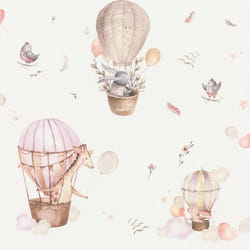 Papier peint intissé 300529 chambre enfant 53 x 1005 cm Rasch Kids World Beige Rose