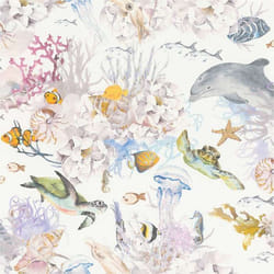 Papier peint - RASCH - Récif de corail - 10 m x 53 cm - Lavable - Non tissé