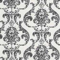 Rasch 315608 Papier peint intissé Baroque 0.53 x 10.05 m Noir Blanc