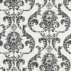 Rasch 315608 Papier peint intissé Baroque 0.53 x 10.05 m Noir Blanc