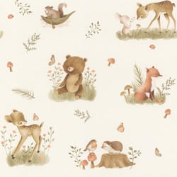 papier peint intissé 321104 papier peint chambre enfant 53 x 1005 cm Rasch Selection Beige