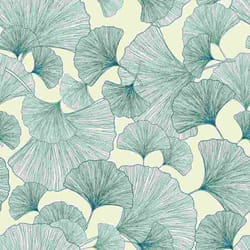 Rasch Selection 407662 Papier peint intissé Botanique 10.05 x 0.53 m Blanc Vert