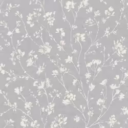 Rasch Freundin III 463828 Intissé Papier peint Botanique 0.53 x 10.05 m gris blanc