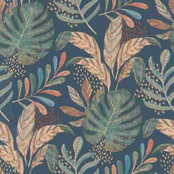 Rasch Papier peint intissé Botanical Blau 1005 m x 053 m Sélection vinyle intissé 464306