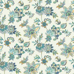Rasch Salsa 466737 Intissé Botanique 10.05 x 0.53 m Bleu Vert Brun Blanc