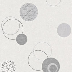 Rasch Das Beste 2025 475906 Intissé Dessins & Motifs 10.05 x 0.53 m Blanc Noir