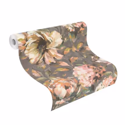 Rasch Florentine III 485172 Papier peint intissé aspect floral 053 x 1005 m Rose