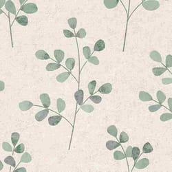 Papier peint intissé 508437 Papier peint Botanical Jungle 53 x 1005 cm Rasch Selection Beige Vert