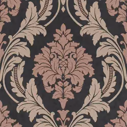Rasch GLAM 541656 papier peint intissé floral 0.53 m x 10.05 m noir