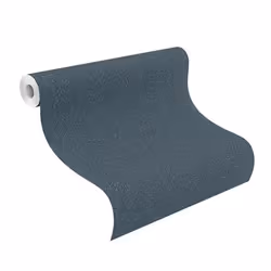 Papier peint - RASCH - Feuilles de Salisbury Marine - Motif floral et végétal - 10m x 052m