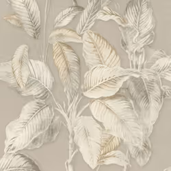 Papier peint feuille de palmier Boho Neutre Rasch 571455