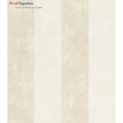 Rasch Selection Vinyl Vlies 608946 papier peint intissé à rayures 0.53 m x 10.05 m beige