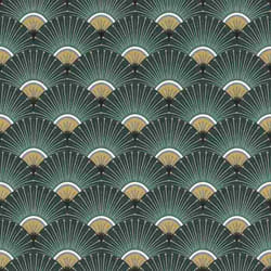 papier peint intissé 637618 papier peint graphique 53 x 1005 cm Rasch Selection vert