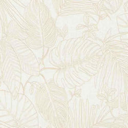 Rasch Color Your Life 690804 Papier peint intissé Botanique 0.53 x 10.05 m Blanc