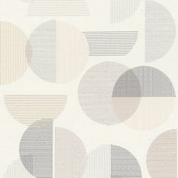papier peint intissé 735956 papier peint graphique 53 x 1005 cm Rasch Deco Style gris