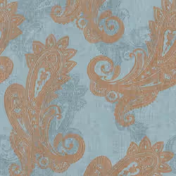 papier peint intissé 746440 papier peint baroque 53 x 1005 cm Rasch Indian Style marron bleu