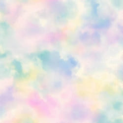 Papier peint - RASCH - Ciel Nuageux Multi - Effet peinture - Couleurs pastel - Éclat irisé