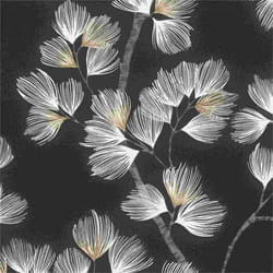 papier peint intissé 866926 papier peint Botanical jungle 53 x 1005 cm Rasch Symphony noir