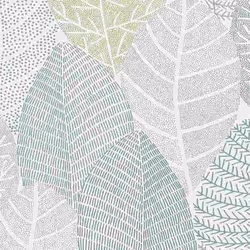 papier peint intissé 867114 papier peint Botanical jungle 53 x 1005 cm Rasch Symphony bleu blanc