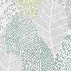 papier peint intissé 867114 papier peint Botanical jungle 53 x 1005 cm Rasch Symphony bleu blanc