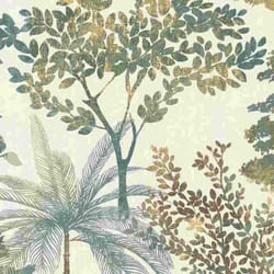 papier peint intissé 867329 papier peint Botanical jungle 53 x 1005 cm Rasch Symphony vert