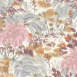 papier peint intissé 868302 papier peint Botanical jungle 53 x 1005 cm Rasch Symphony marron bleu