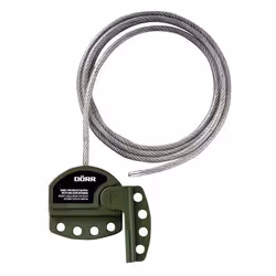 Dörr 204452 câble antivol Vert, Transparent 1,8 m