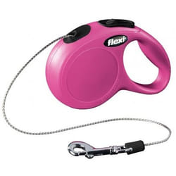 TRIXIE New CLASSIC XS 3 m Noir, Rose Chien Laisse avec enrouleur