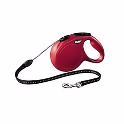 Laisse Flexi New Comfort Cordon Xs Rose 3 metre
