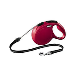 Laisse Flexi New Comfort Cordon Xs Rose 3 metre